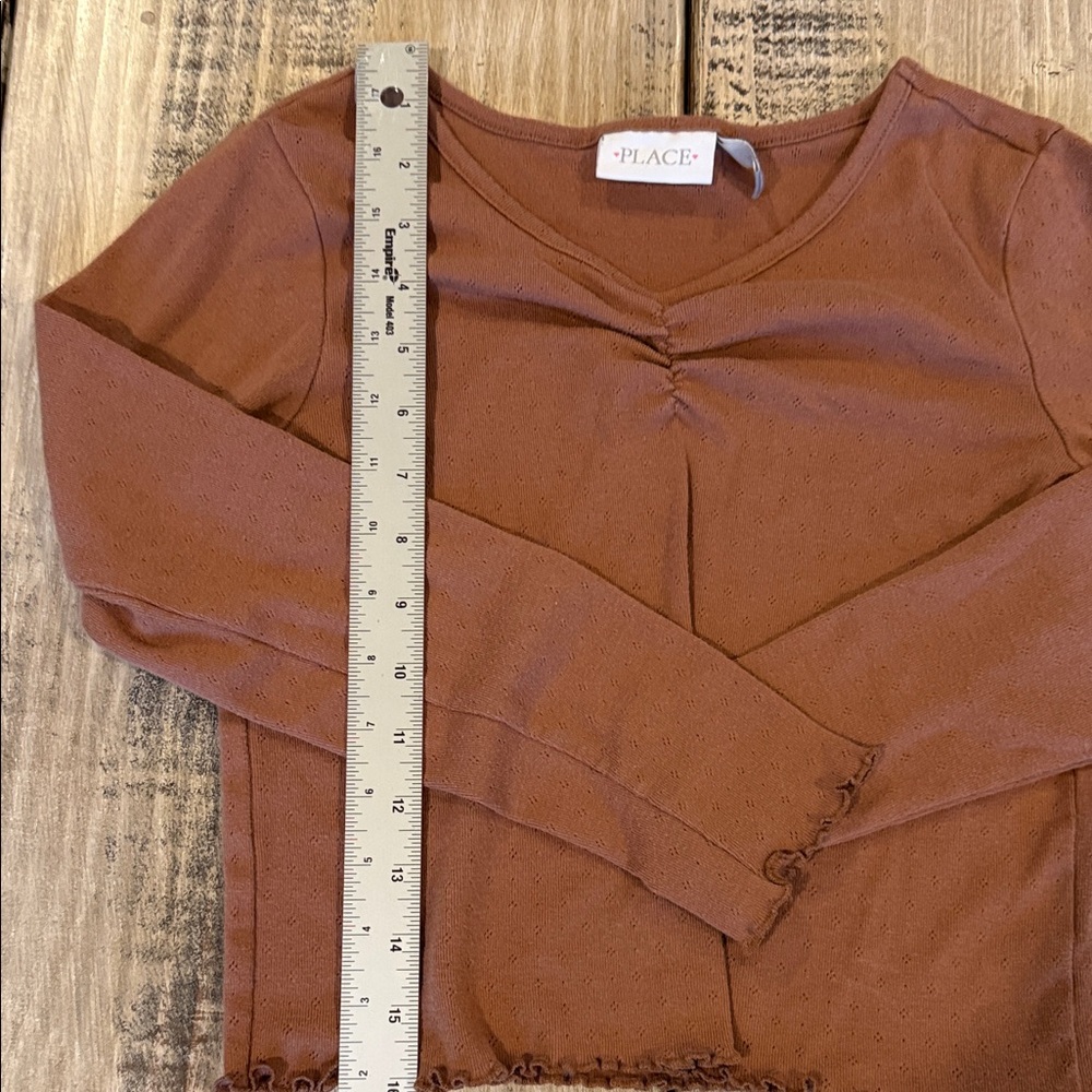 Place Rust Long Sleeve Top - Picture 4 of 10
